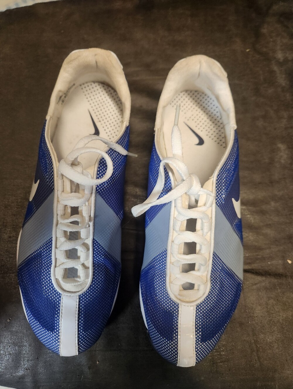 Nike Blue and White Women’s Athletic Golf Shoes